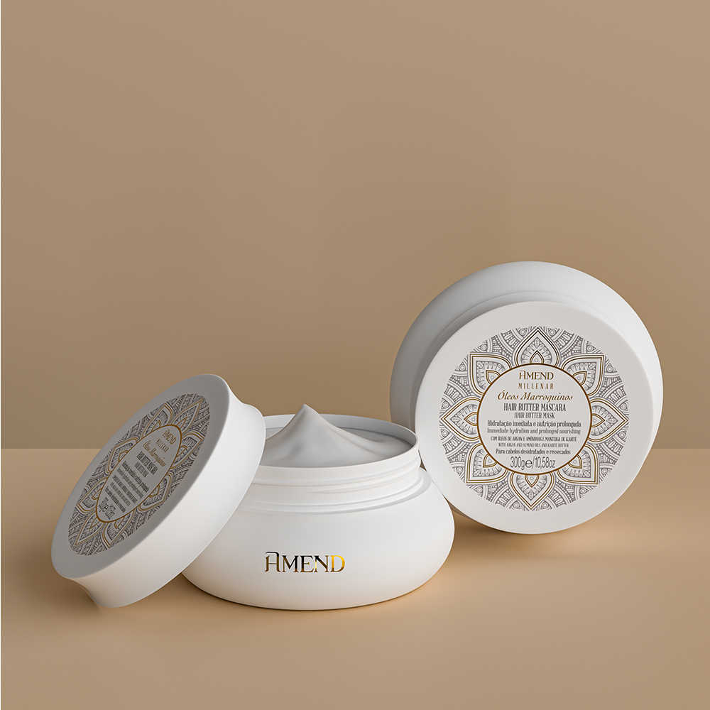 Hair Butter Máscara  Amend Millenar Óleos Marroquinos 300g image number 6